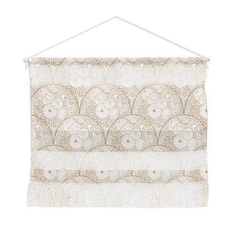 Iveta Abolina Arched Corals White on Beige Wall Hanging Landscape