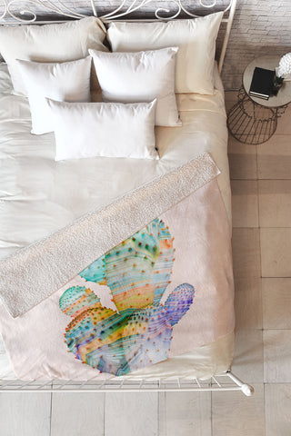 Iveta Abolina Arizona Spring Fleece Throw Blanket