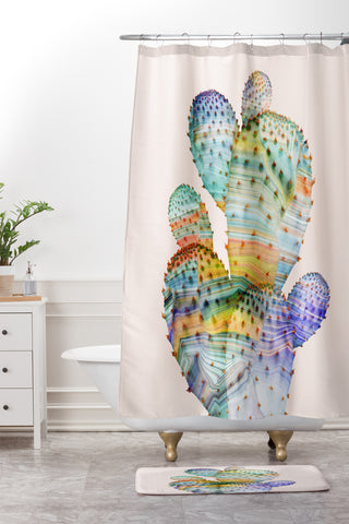 Iveta Abolina Arizona Spring Shower Curtain And Mat