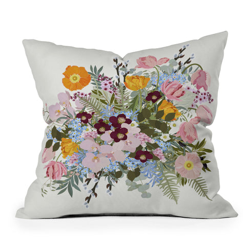Iveta Abolina Astrid Morning Outdoor Throw Pillow