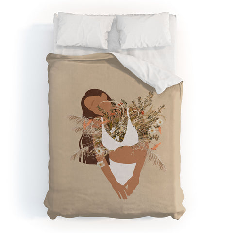 Iveta Abolina Aurielle Flora Duvet Cover