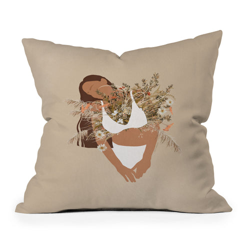 Iveta Abolina Aurielle Flora Outdoor Throw Pillow