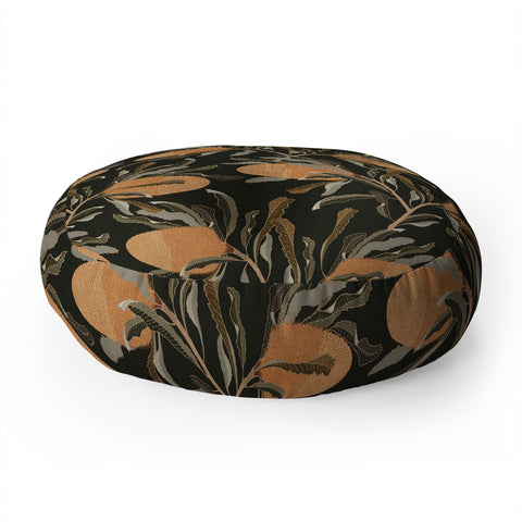 Iveta Abolina Banksia Brown Floor Pillow Round