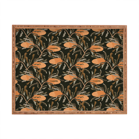Iveta Abolina Banksia Brown Rectangular Tray