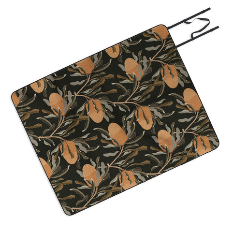 Iveta Abolina Banksia Brown Picnic Blanket