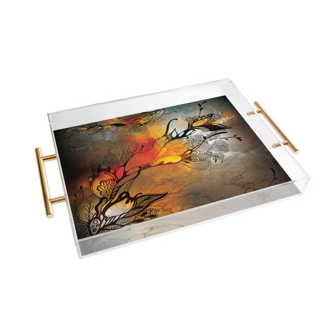 Iveta Abolina Before The Storm Acrylic Tray