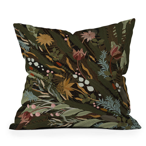 Iveta Abolina Biophilia Desiree Outdoor Throw Pillow