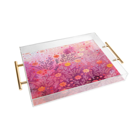 Iveta Abolina Blackberry Summer I Acrylic Tray