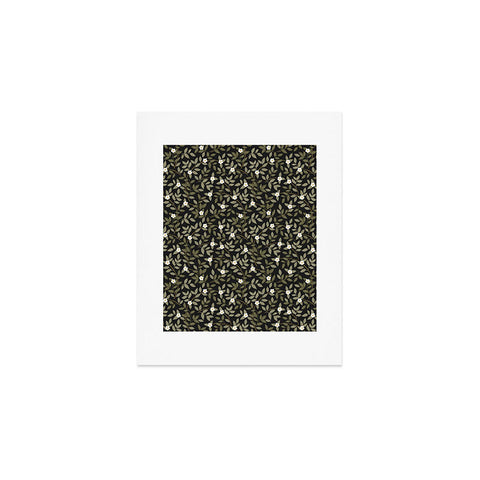 Iveta Abolina Blooming Vines Black Art Print