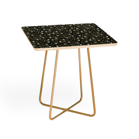 Iveta Abolina Blooming Vines Black Side Table