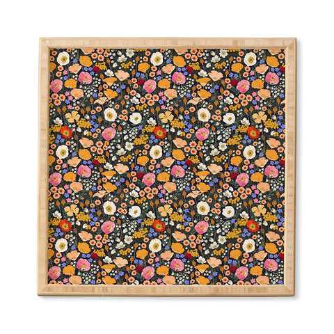 Iveta Abolina Blooming Wildflower Garden Framed Wall Art
