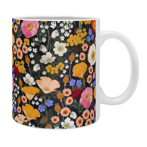 Iveta Abolina Blooming Wildflower Garden Coffee Mug