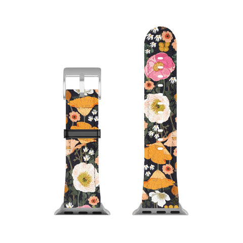 Iveta Abolina Blooming Wildflower Garden Apple Watch Band