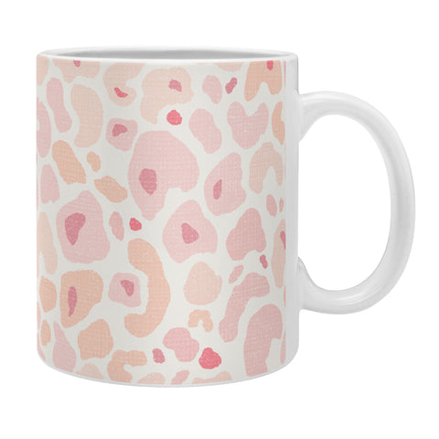Iveta Abolina Blush Coral Leopard Coffee Mug
