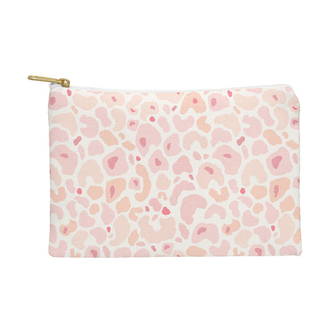Iveta Abolina Blush Coral Leopard Pouch