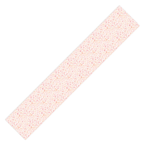 Iveta Abolina Blush Coral Leopard Table Runner