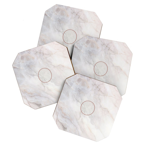 Iveta Abolina Blush Marble II O Coaster Set