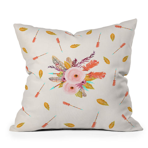 Iveta Abolina Boho Beach II Outdoor Throw Pillow