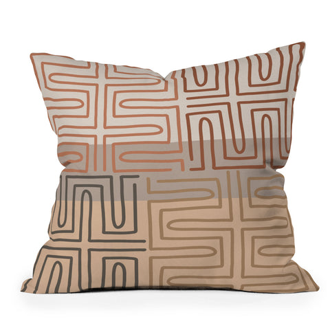 Iveta Abolina Bouvier Cream Outdoor Throw Pillow