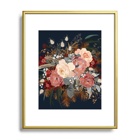 Iveta Abolina Brielle Boho Metal Framed Art Print