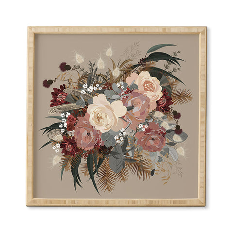 Iveta Abolina Brielle Coffee Framed Wall Art