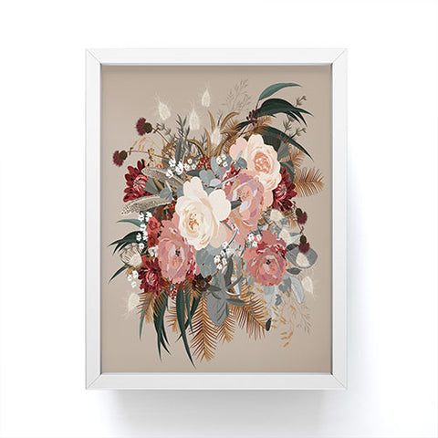 Iveta Abolina Brielle Coffee Framed Mini Art Print