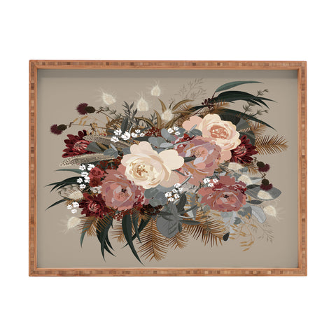 Iveta Abolina Brielle Coffee Rectangular Tray