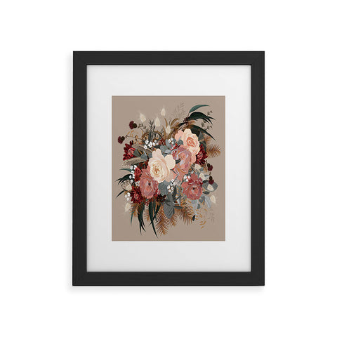 Iveta Abolina Brielle Coffee Framed Art Print