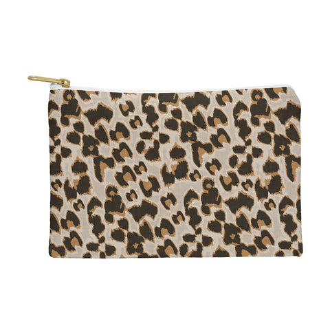 Iveta Abolina Brown Leopard Pouch