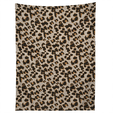 Iveta Abolina Brown Leopard Tapestry