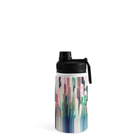 Iveta Abolina Cacti Stripe Pastel Water Bottle