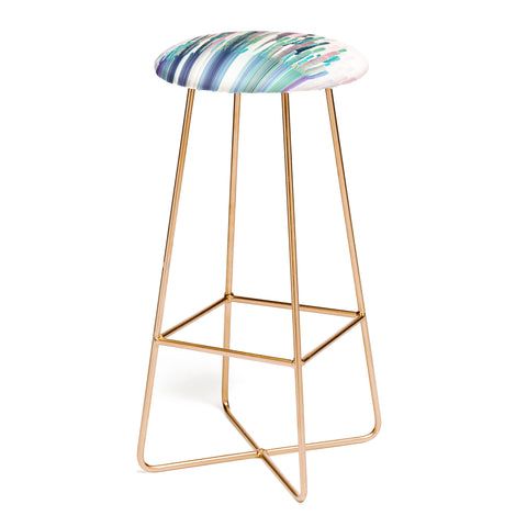 Iveta Abolina Cacti Stripe Pastel Bar Stool