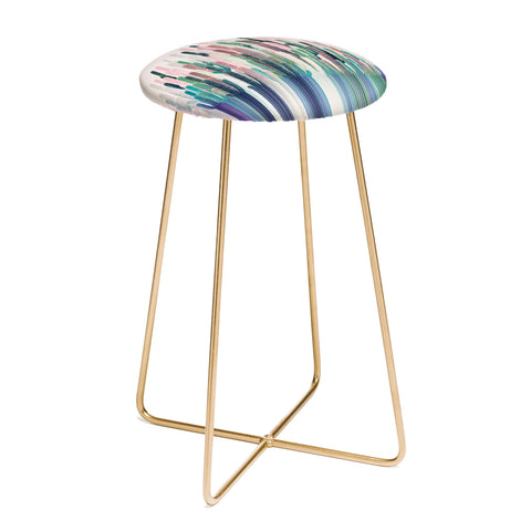 Iveta Abolina Cacti Stripe Pastel Counter Stool