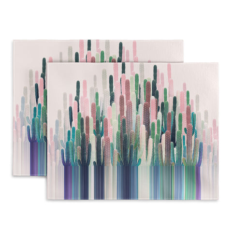 Iveta Abolina Cacti Stripe Pastel Placemat