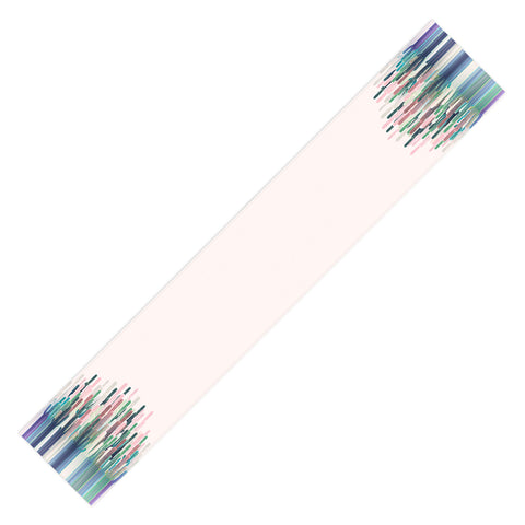 Iveta Abolina Cacti Stripe Pastel Table Runner