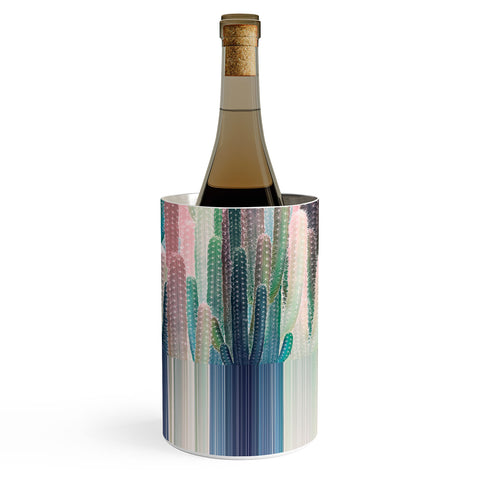 Iveta Abolina Cacti Stripe Pastel Wine Chiller