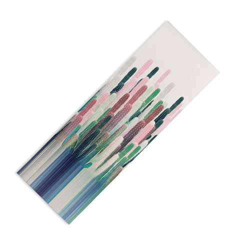 Iveta Abolina Cacti Stripe Pastel Yoga Mat