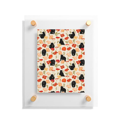 Iveta Abolina California Poppies and Bears Floating Acrylic Print