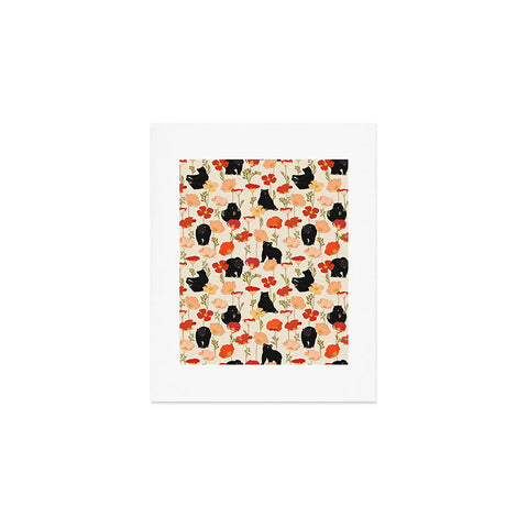 Iveta Abolina California Poppies and Bears Art Print