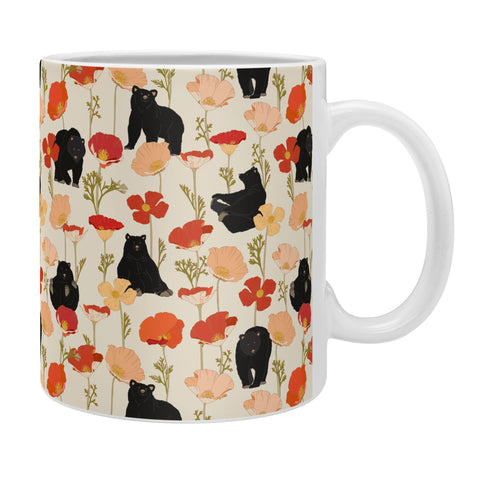 Iveta Abolina California Poppies and Bears Coffee Mug