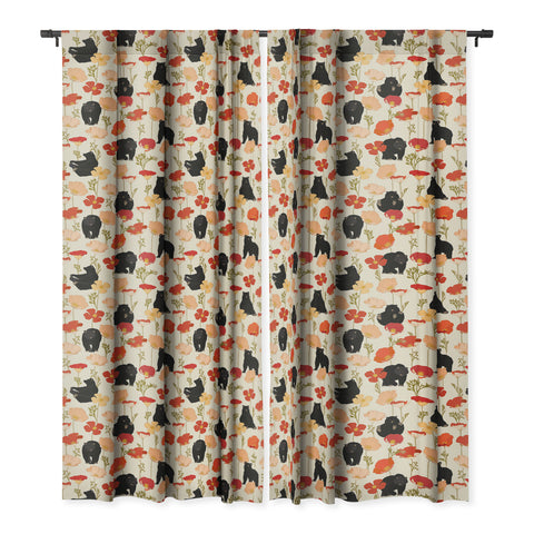 Iveta Abolina California Poppies and Bears Blackout Non Repeat