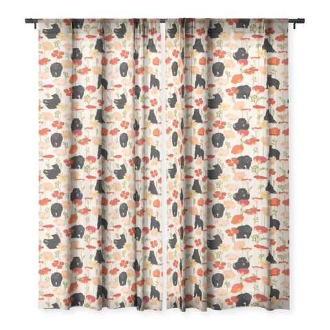 Iveta Abolina California Poppies and Bears Sheer Non Repeat