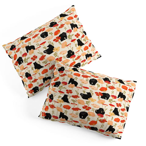 Iveta Abolina California Poppies and Bears Pillow Shams