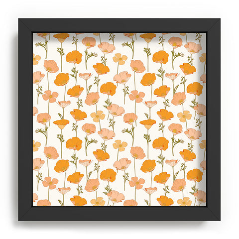 Iveta Abolina California Poppy Recessed Framing Square