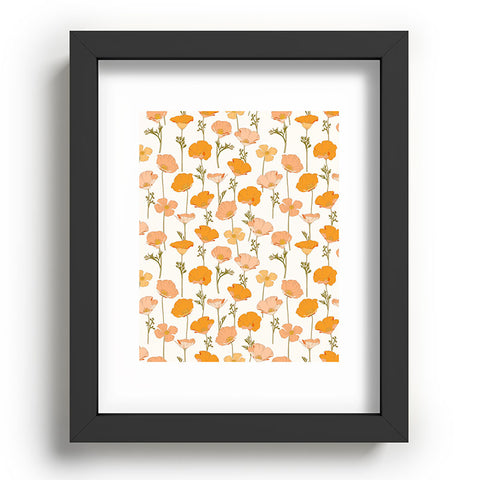 Iveta Abolina California Poppy Recessed Framing Rectangle
