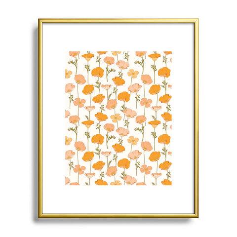Iveta Abolina California Poppy Metal Framed Art Print