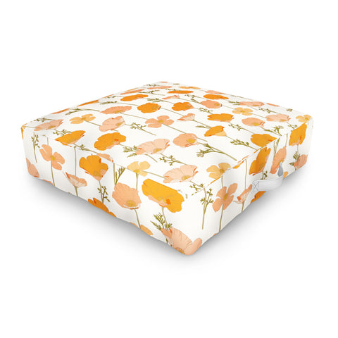 Iveta Abolina California Poppy Outdoor Floor Cushion