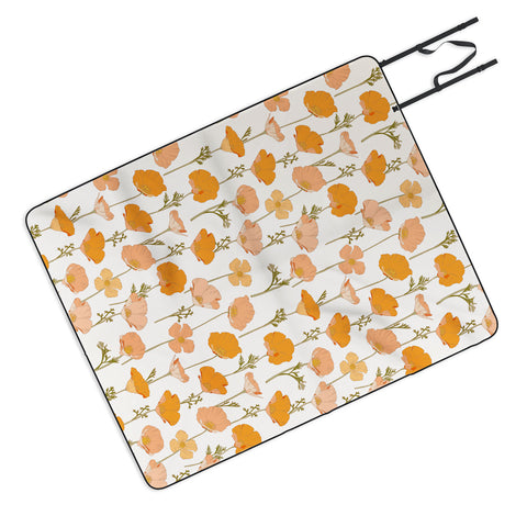 Iveta Abolina California Poppy Picnic Blanket
