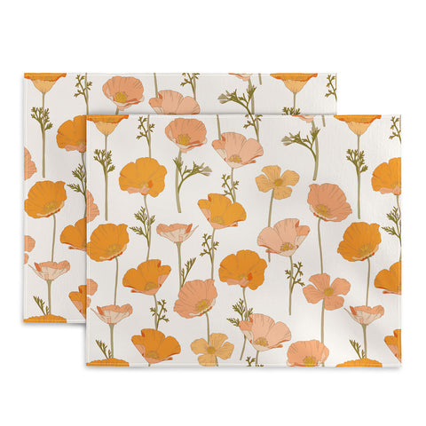 Iveta Abolina California Poppy Placemat