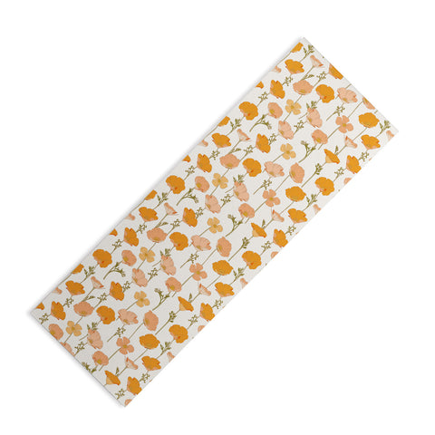Iveta Abolina California Poppy Yoga Mat